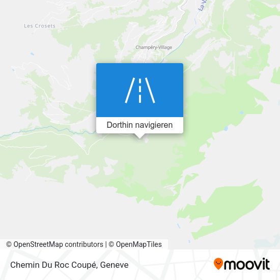 Chemin Du Roc Coupé Karte