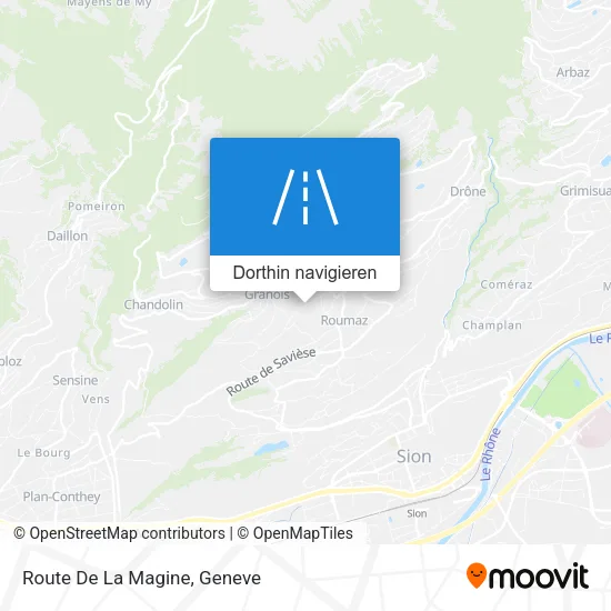 Route De La Magine Karte