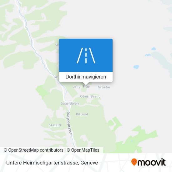 Untere Heimischgartenstrasse Karte