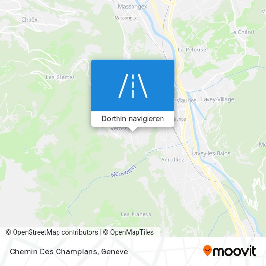 Chemin Des Champlans Karte
