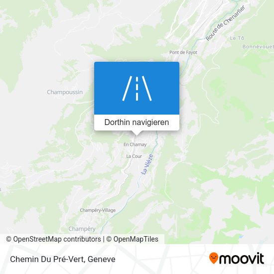 Chemin Du Pré-Vert Karte