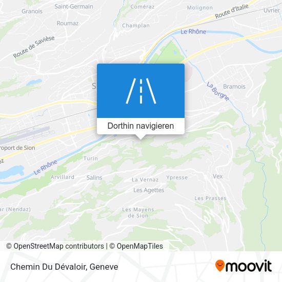Chemin Du Dévaloir Karte