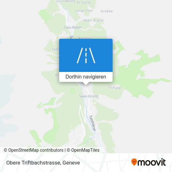 Obere Triftbachstrasse Karte