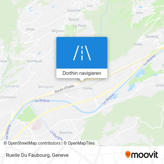 Ruelle Du Faubourg Karte