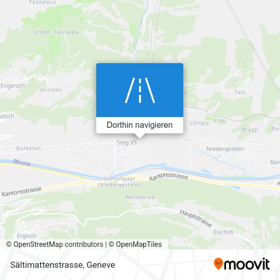 Sältimattenstrasse Karte