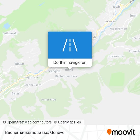 Bächerhäusernstrasse Karte