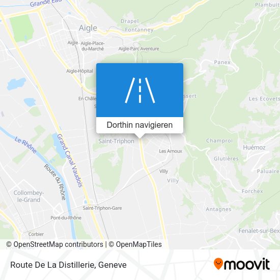 Route De La Distillerie Karte