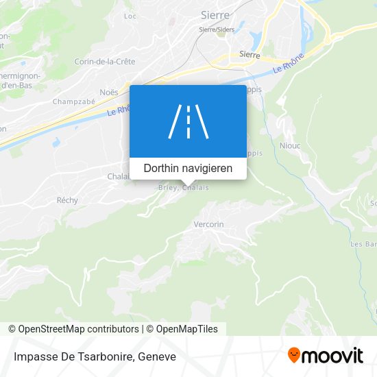 Impasse De Tsarbonire Karte