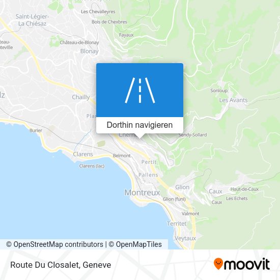Route Du Closalet Karte