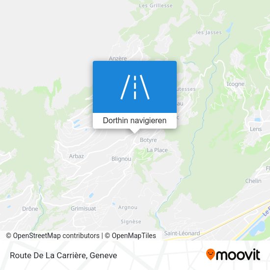 Route De La Carrière Karte