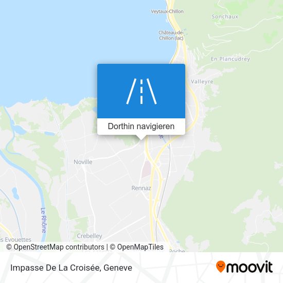Impasse De La Croisée Karte