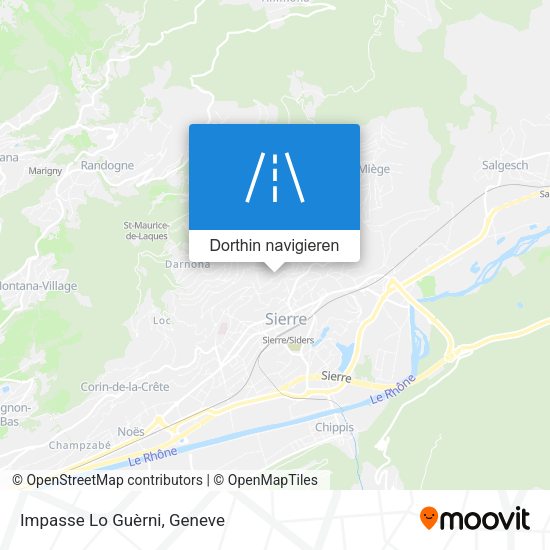 Impasse Lo Guèrni Karte