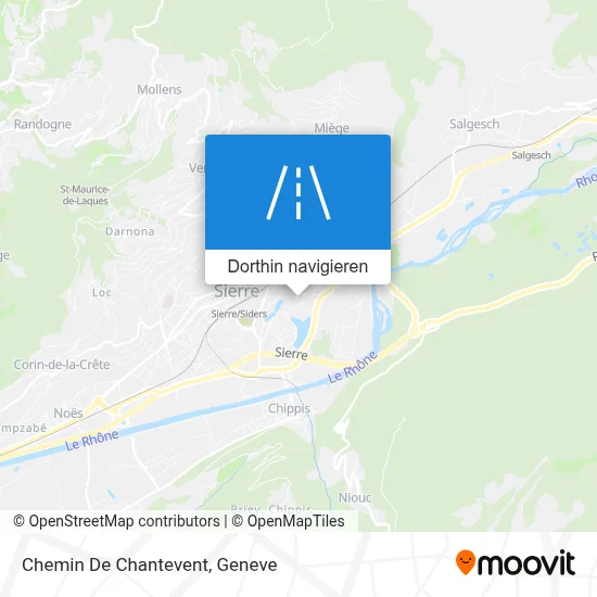 Chemin De Chantevent Karte