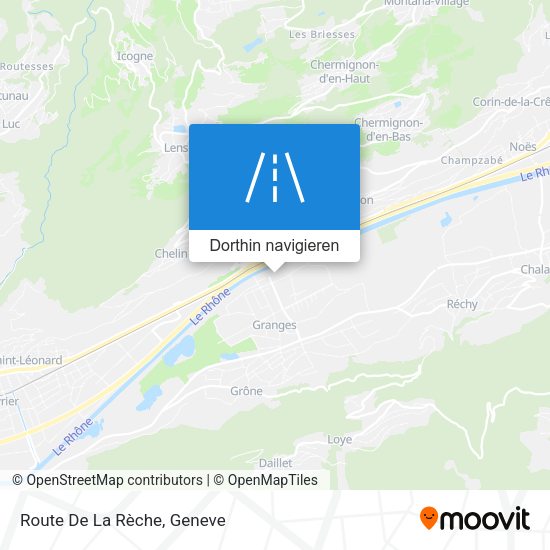 Route De La Rèche Karte
