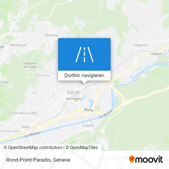 Rond-Point-Paradis Karte