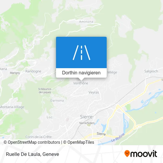 Ruelle De Laula Karte