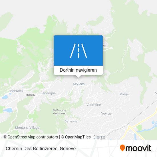 Chemin Des Bellinzieres Karte