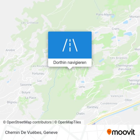 Chemin De Vuèbes Karte