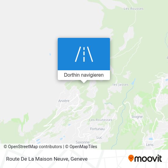 Route De La Maison Neuve Karte