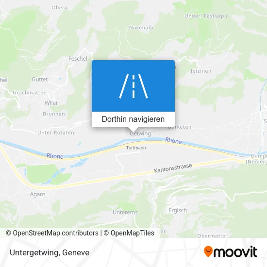 Untergetwing Karte