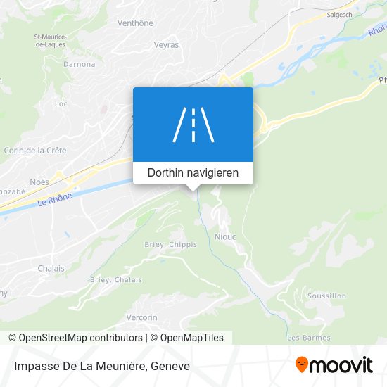 Impasse De La Meunière Karte