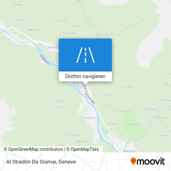Al Stradòn Da Giümai Karte