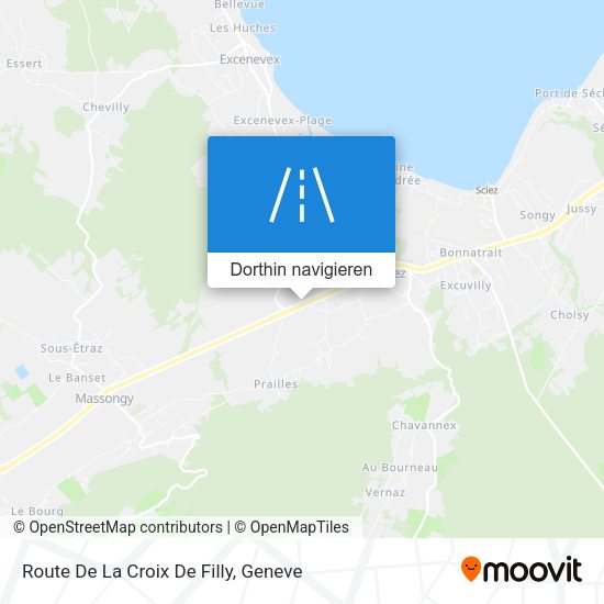 Route De La Croix De Filly Karte