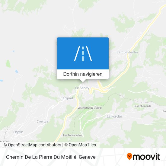 Chemin De La Pierre Du Moëllé Karte