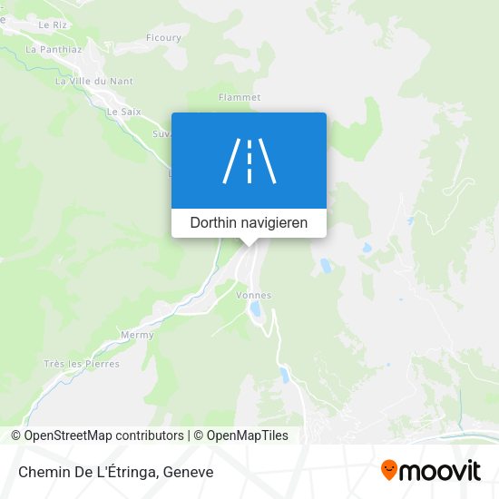 Chemin De L'Étringa Karte