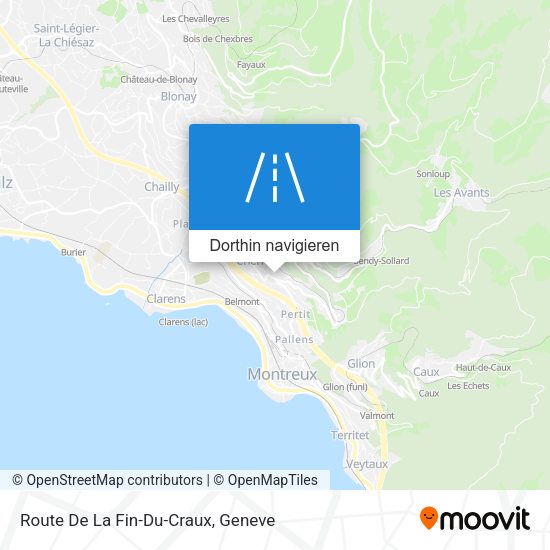 Route De La Fin-Du-Craux Karte