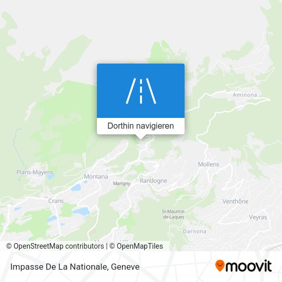 Impasse De La Nationale Karte