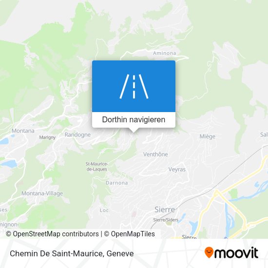 Chemin De Saint-Maurice Karte