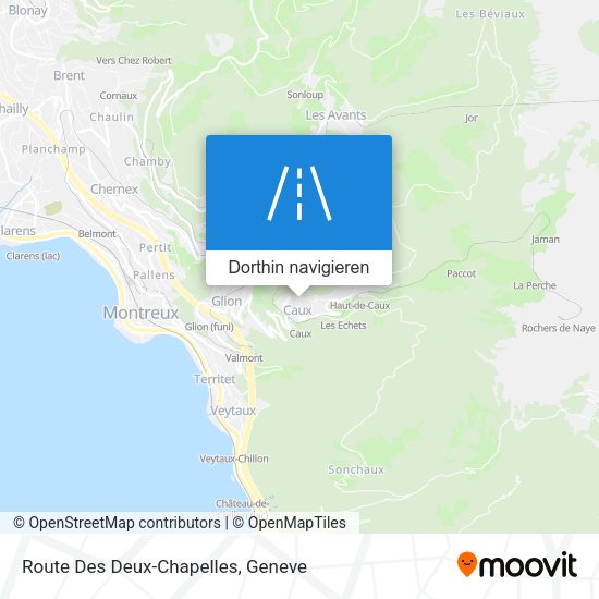Route Des Deux-Chapelles Karte