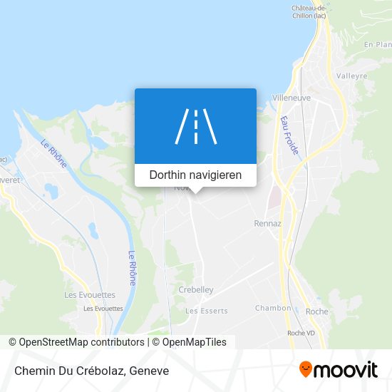 Chemin Du Crébolaz Karte