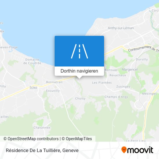 Résidence De La Tuillière Karte