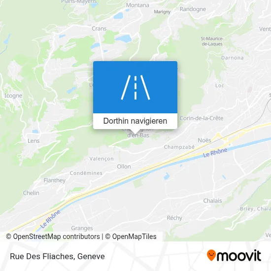 Rue Des Fliaches Karte