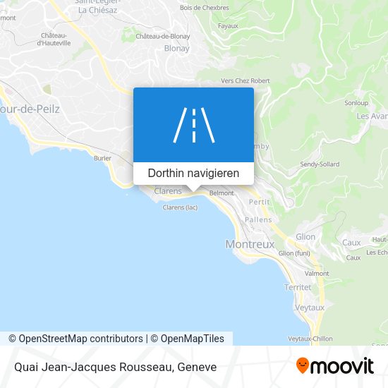 Quai Jean-Jacques Rousseau Karte