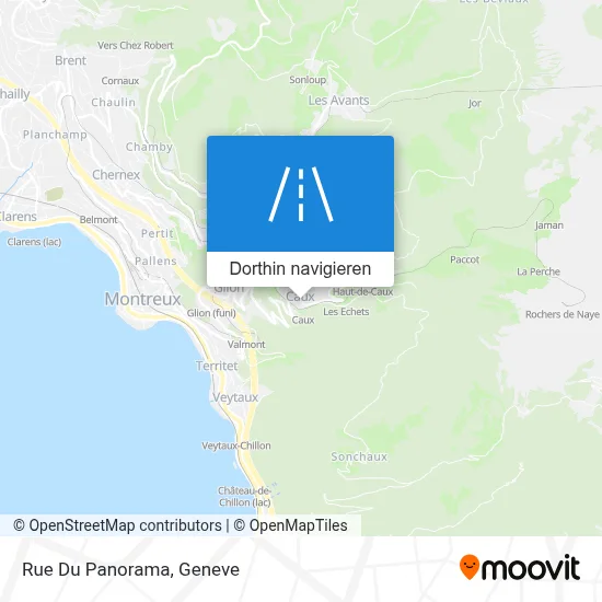 Rue Du Panorama Karte