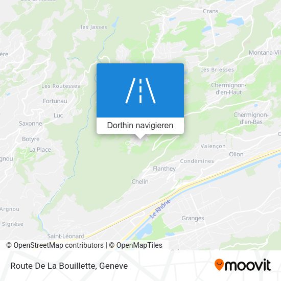 Route De La Bouillette Karte