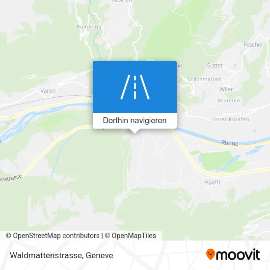 Waldmattenstrasse Karte