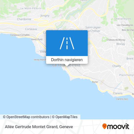 Allée Gertrude Montet Girard Karte