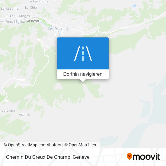 Chemin Du Creux De Champ Karte