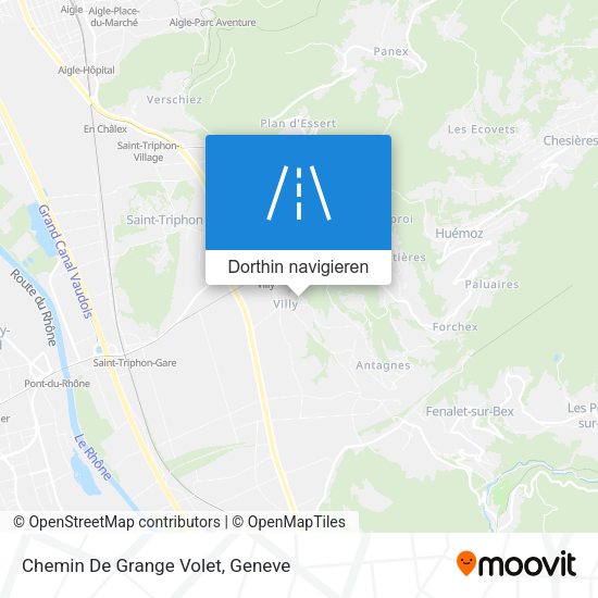 Chemin De Grange Volet Karte