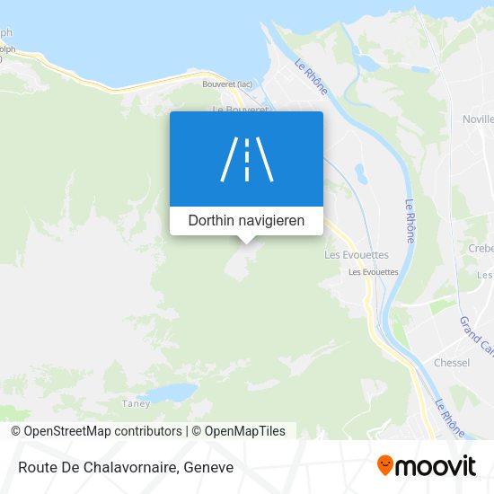 Route De Chalavornaire Karte