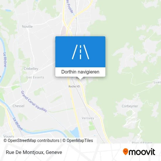 Rue De Montjoux Karte