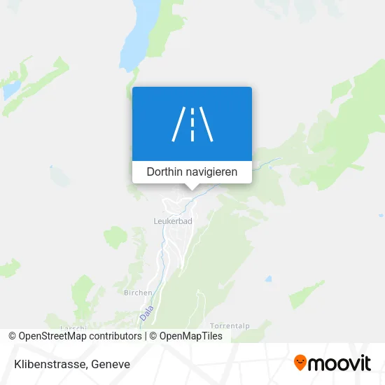 Klibenstrasse Karte