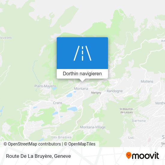 Route De La Bruyère Karte