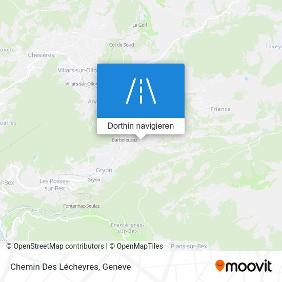 Chemin Des Lécheyres Karte