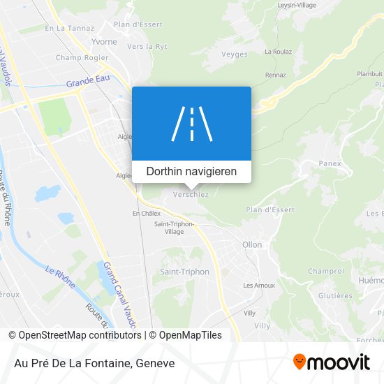 Au Pré De La Fontaine Karte