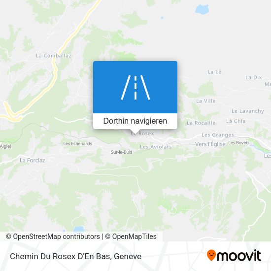 Chemin Du Rosex D'En Bas Karte